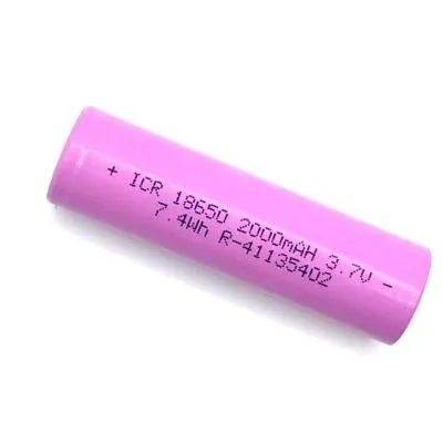 18650 2000mah 3.7v Lithium-Ion Rechargeable Battery (High Quality)